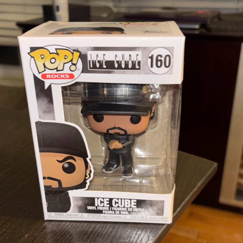 Funko Pop Rocks Ice Cube Figure with Black Outfit